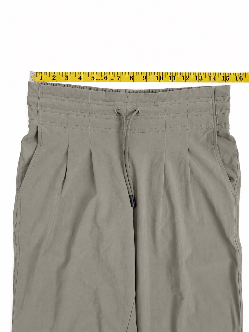 Prana Recycled Material Olive Green Drawstring Jogger Pants Sustainable Travel S - Picture 4 of 6